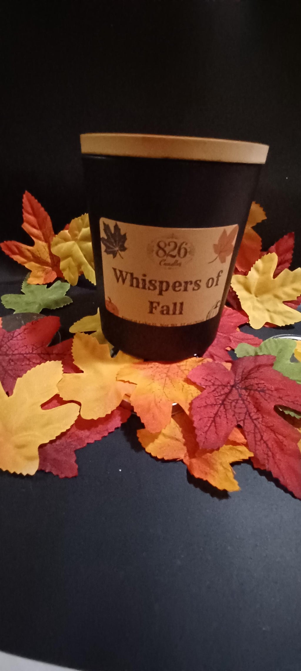 Whispers of Fall 12 oz candle, Apple scented