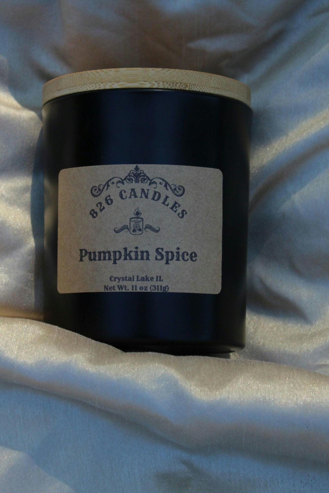 Pumpkin Spice scented, 11oz Candle, Fall decor, Thanksgiving decor.