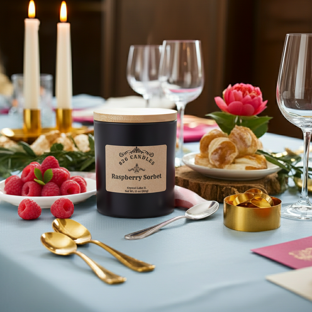 Raspberry Sorbet Candle - 11oz Soy Wax