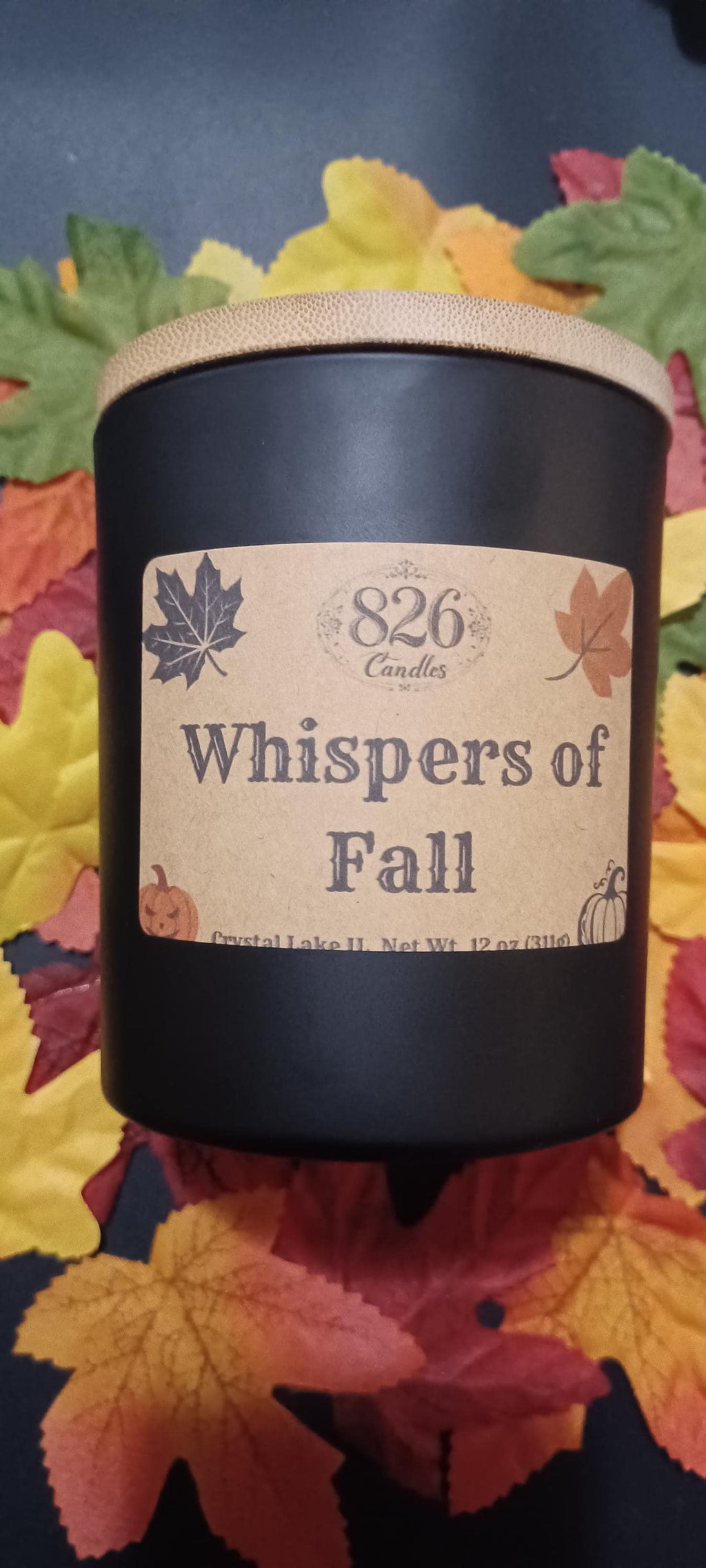 Whispers of Fall 12 oz candle, Apple scented