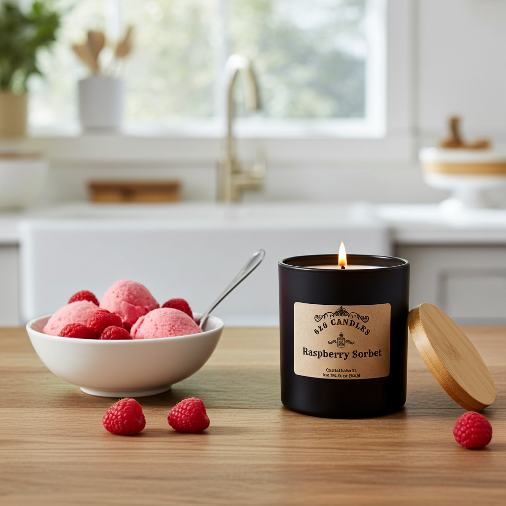 Raspberry Sorbet Candle - 11oz Soy Wax