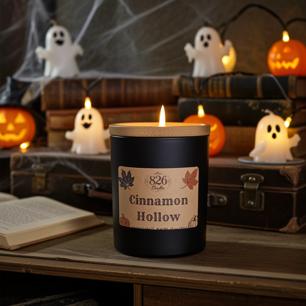 Cinnamon Hollows Candle - 12oz Pumpkin Spice
