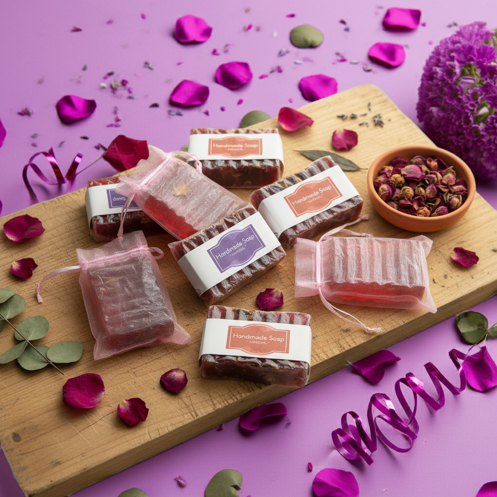Patchouli & Rose Scented Soap - Handmade Artisan