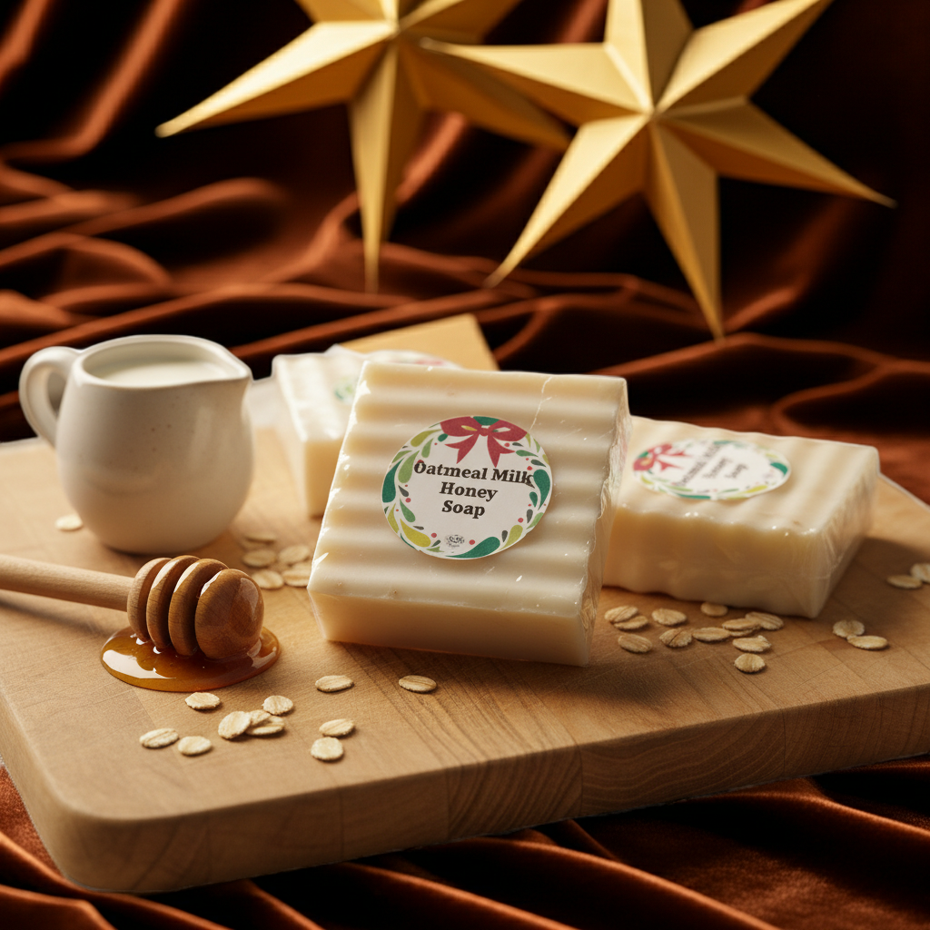 Oatmeal Milk & Honey Soap - Handmade Holiday Gift