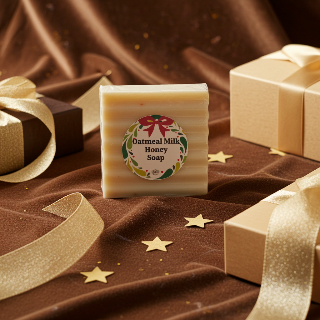 Oatmeal Milk & Honey Soap - Handmade Holiday Gift