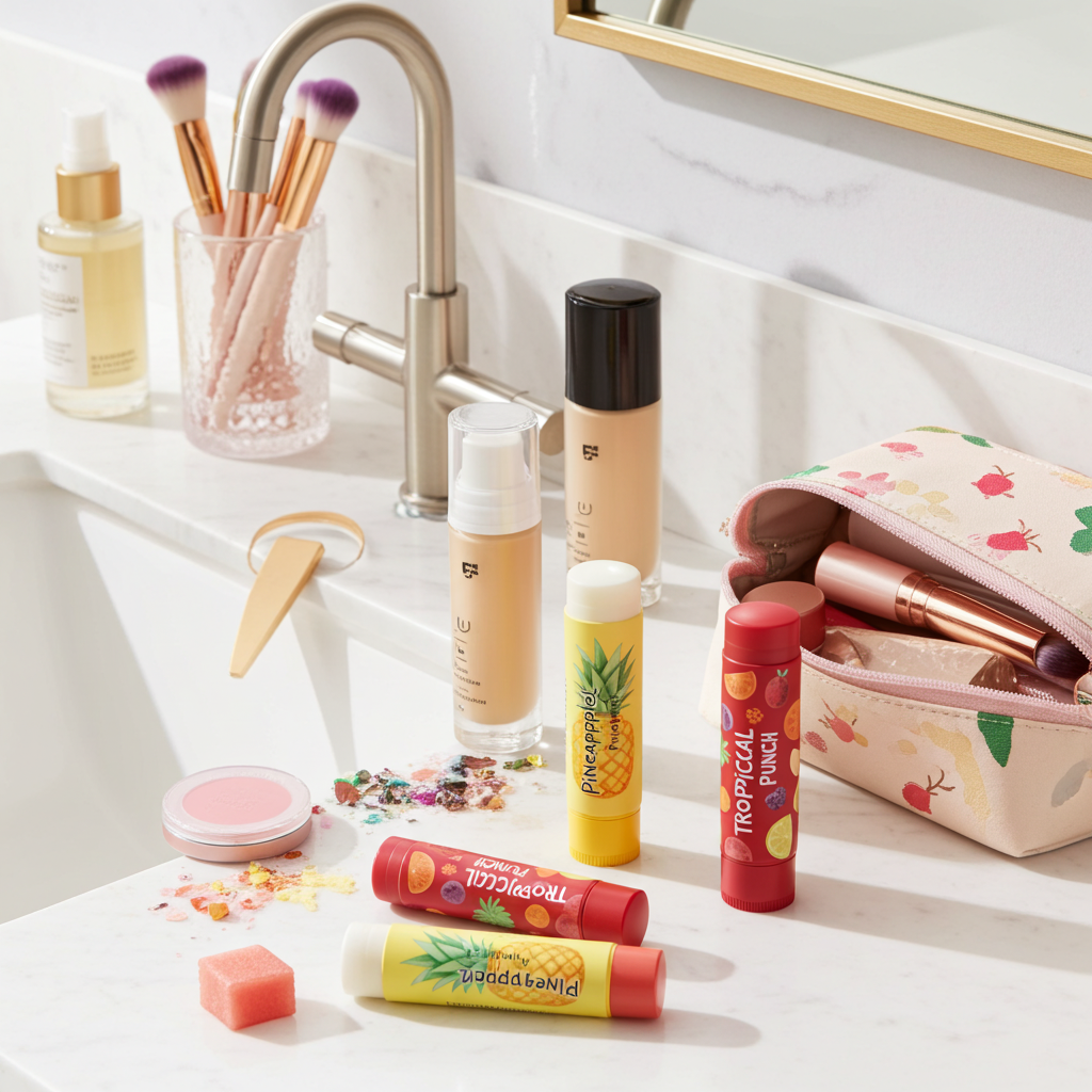 🍉 Watermelon Lip Balm 🍍 Pineapple Lip Balm 🍹 Tropical Punch Lip Balm