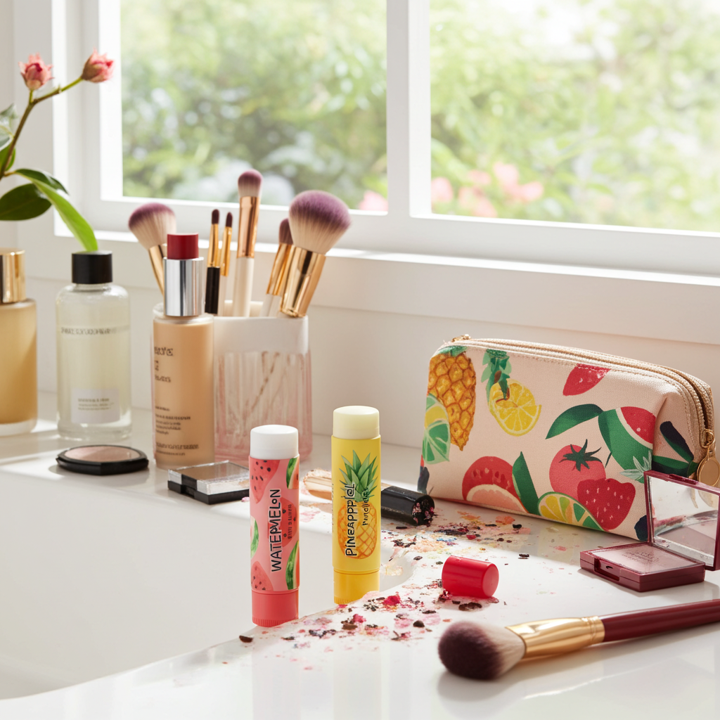 🍉 Watermelon Lip Balm 🍍 Pineapple Lip Balm 🍹 Tropical Punch Lip Balm