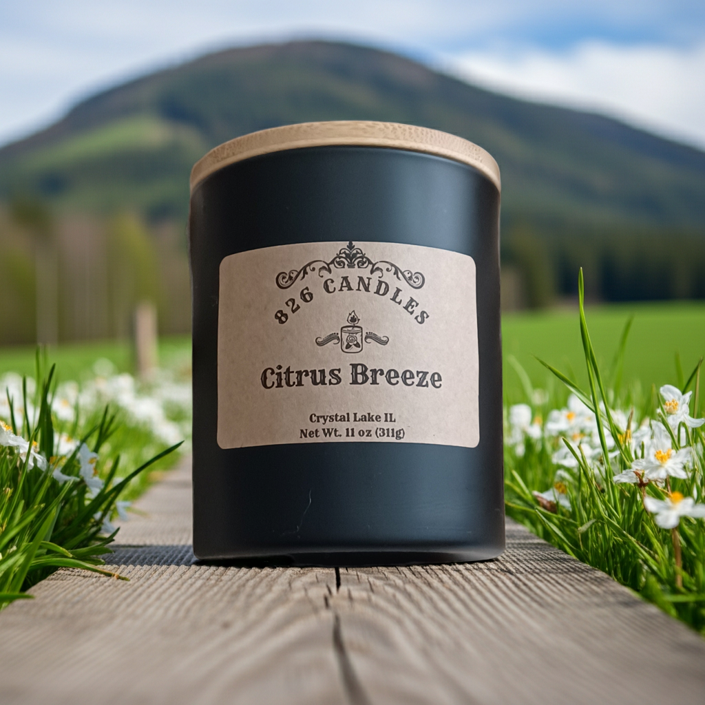 Citrus Breeze Candle - 11oz Lemongrass Verbena