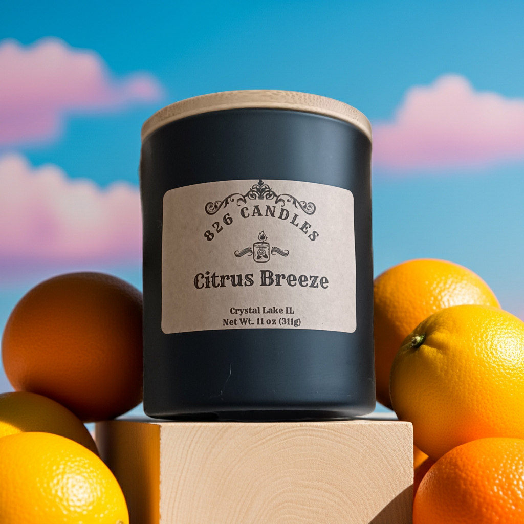 Citrus Breeze Candle - 11oz Lemongrass Verbena
