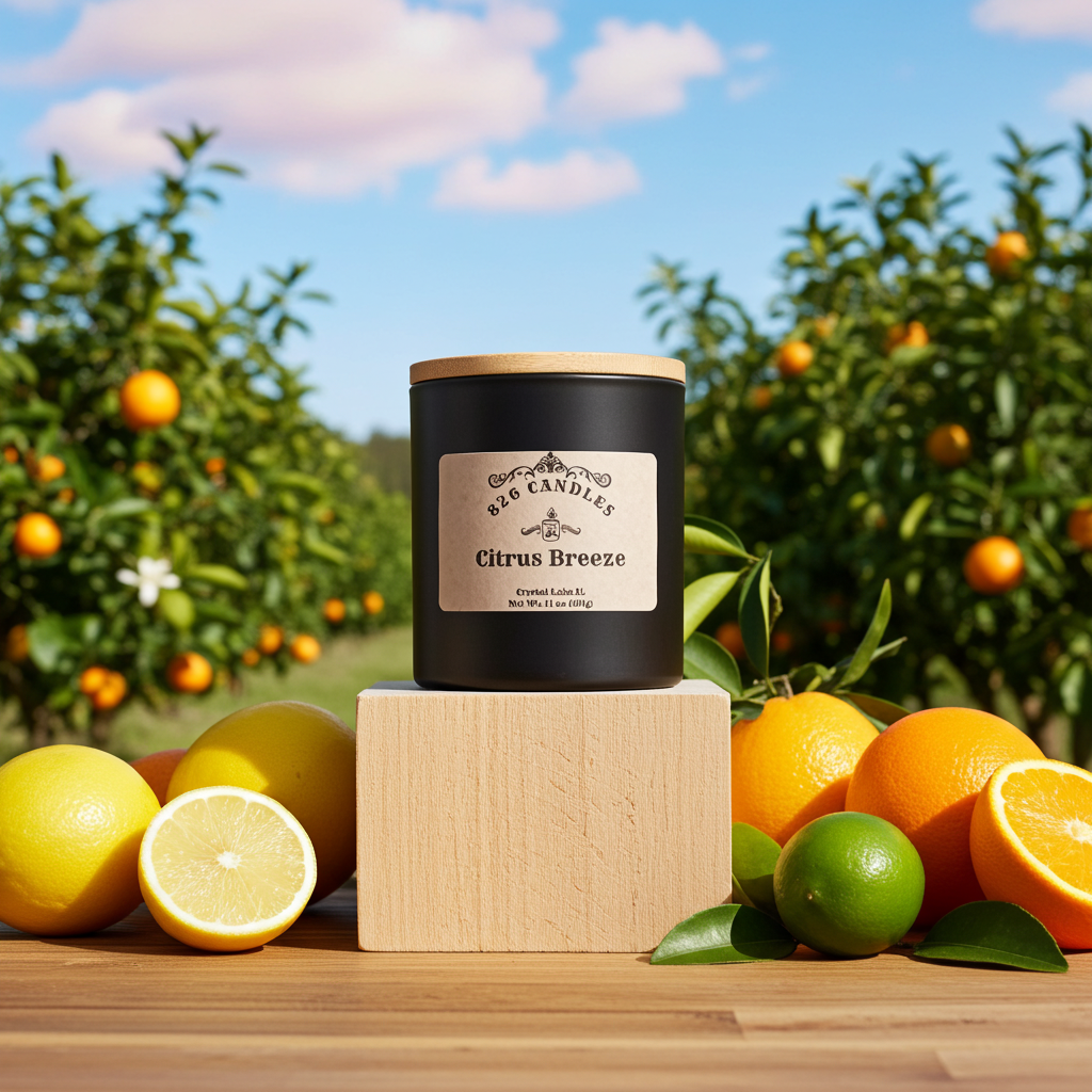 Citrus Breeze Candle - 11oz Lemongrass Verbena