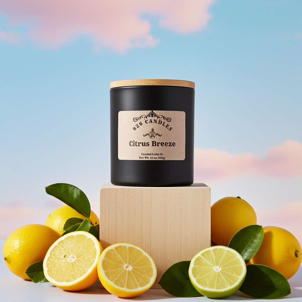 Citrus Breeze Candle - 11oz Lemongrass Verbena