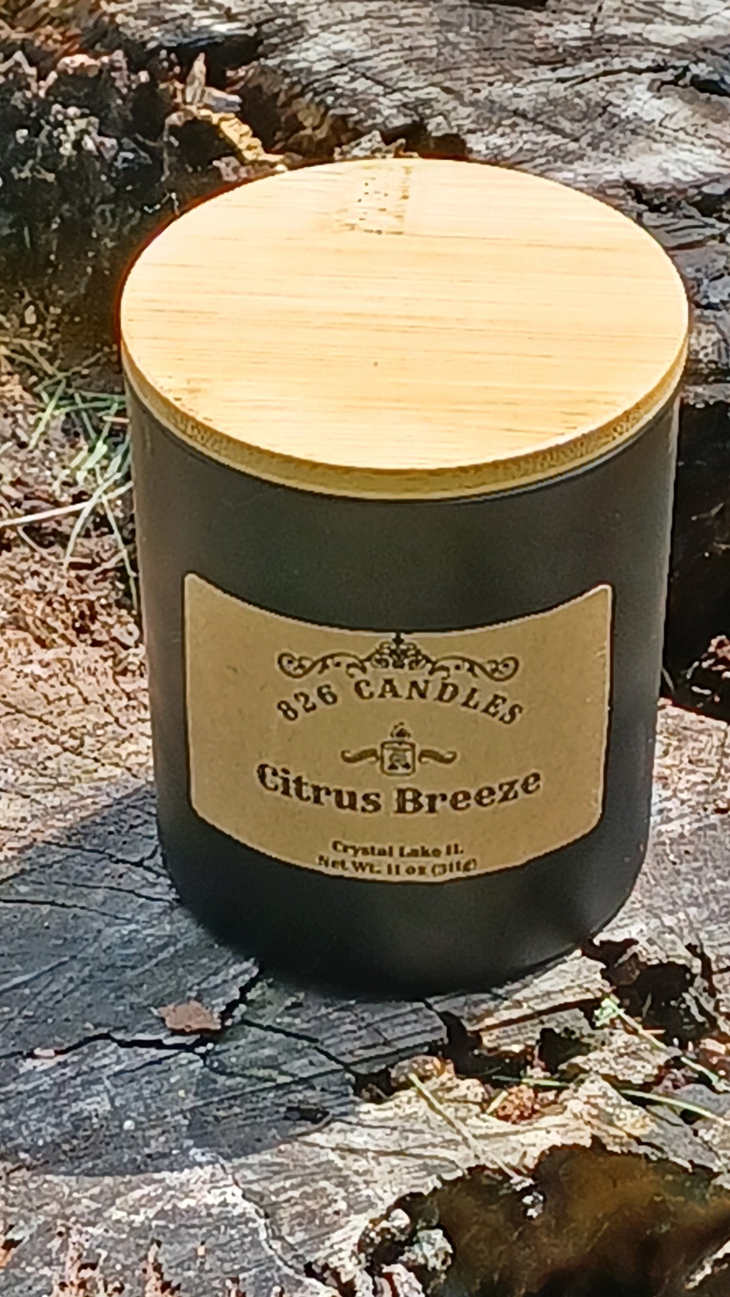 11 oz candle scented Citrus Breeze