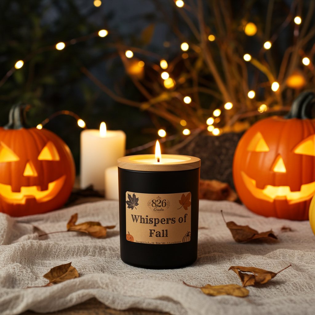Whispers of Fall 12 oz candle, Apple scented