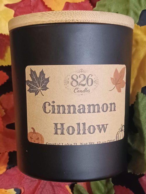 Cinnamon Hollows 12oz Candle, Pumpkin Spice Scent