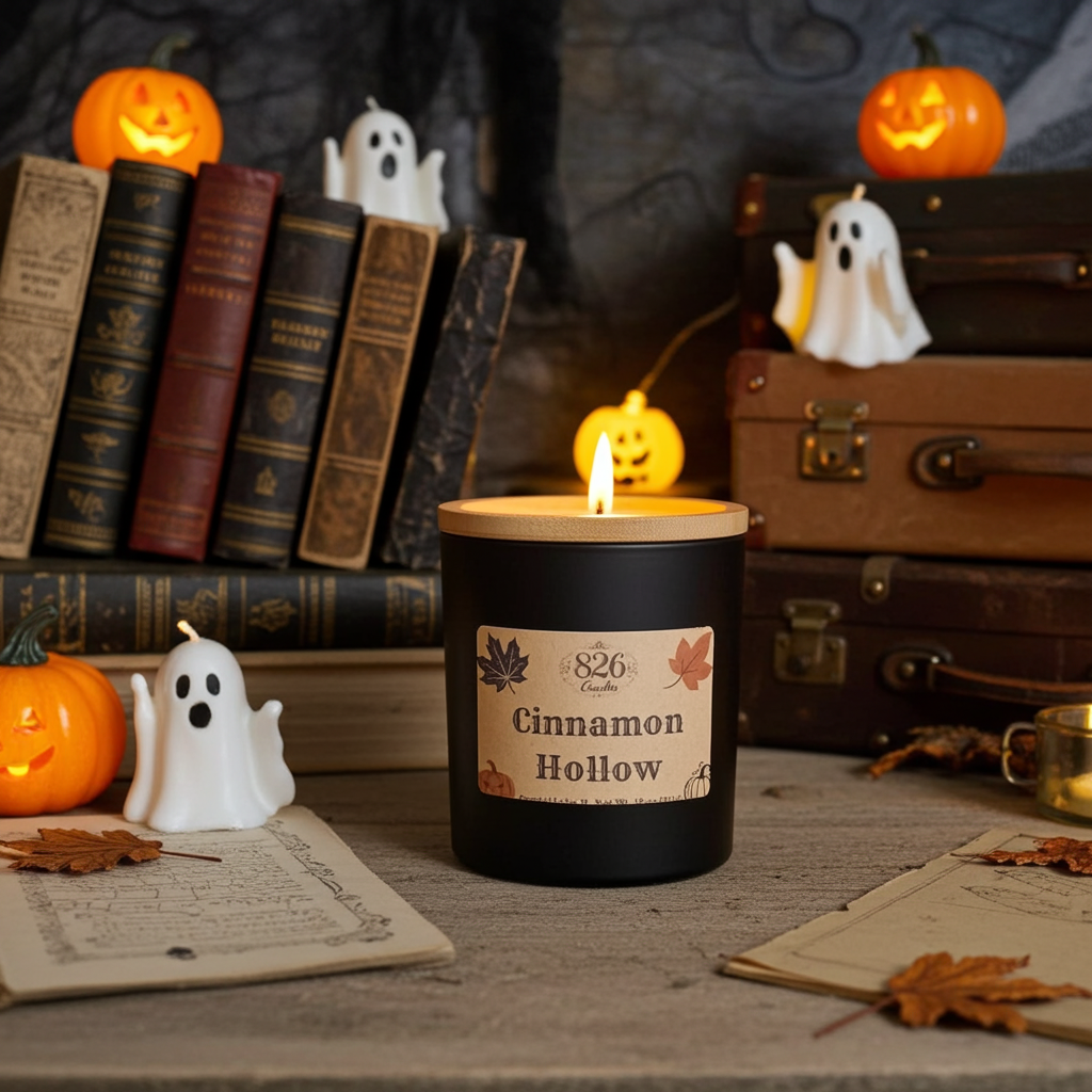 Cinnamon Hollows Candle - 12oz Pumpkin Spice