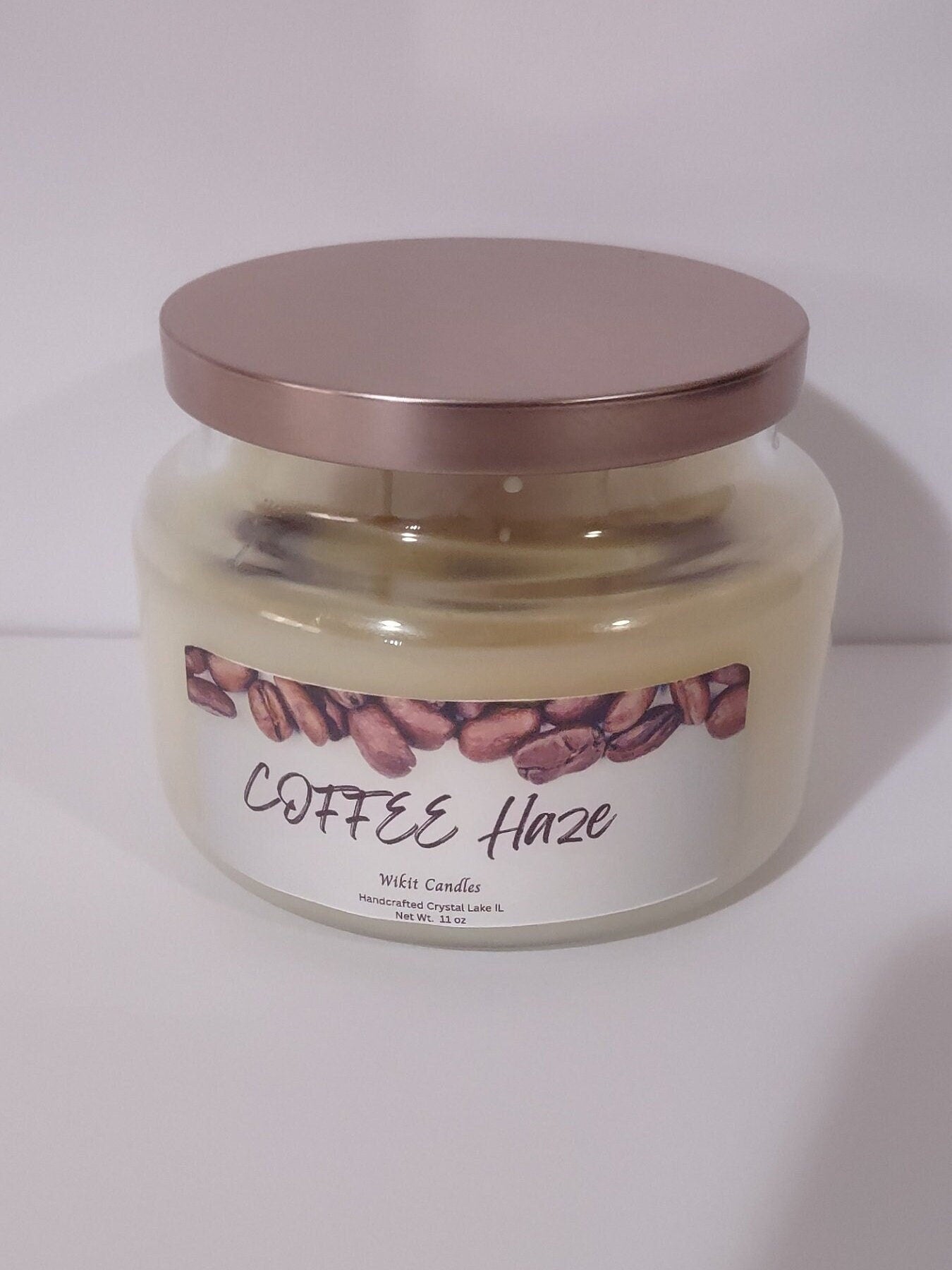 Coffee Haze scented, 11 oz Candle gifts for her, best friend gift.