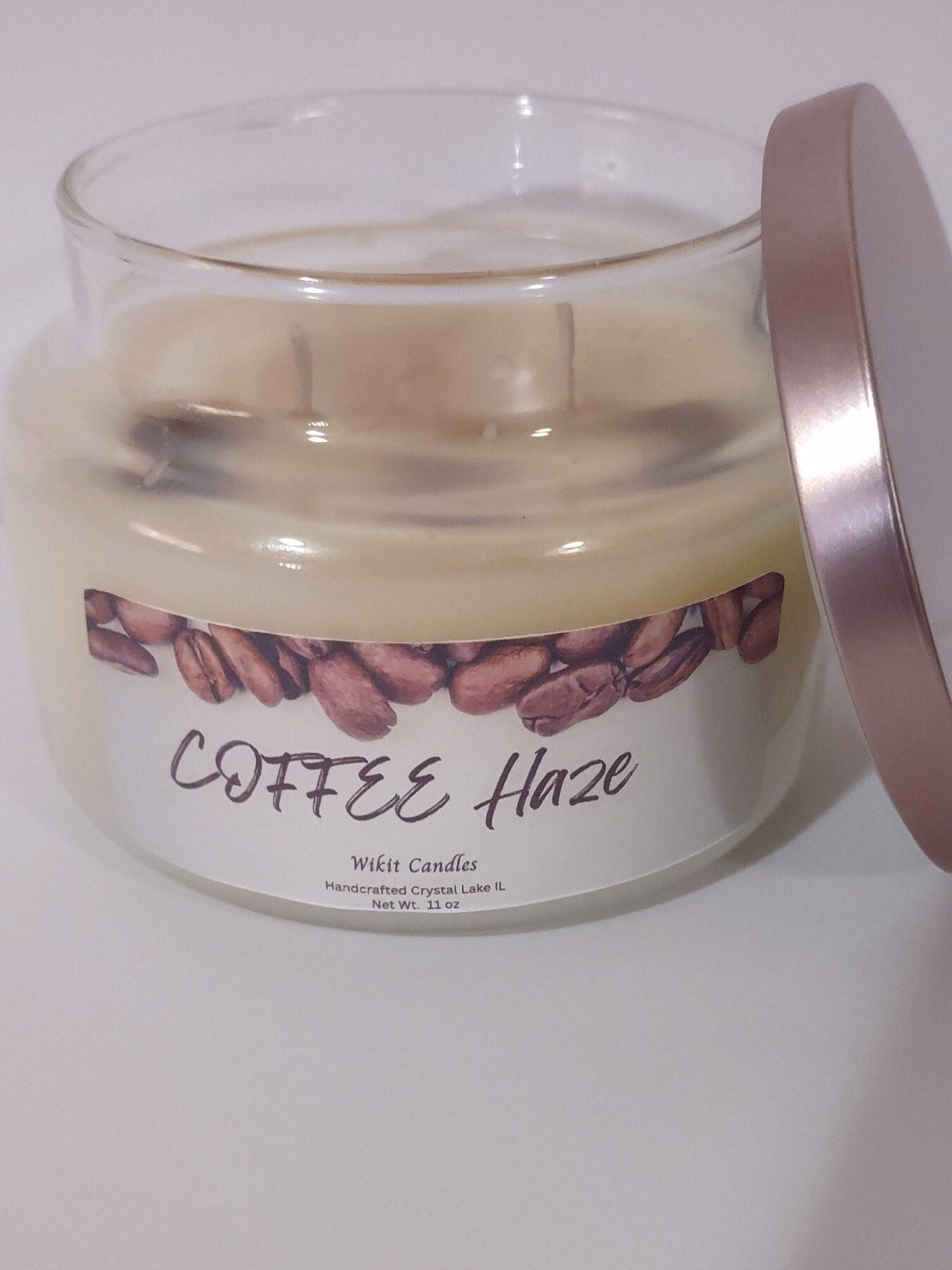 Coffee Haze scented, 11 oz Candle gifts for her, best friend gift.