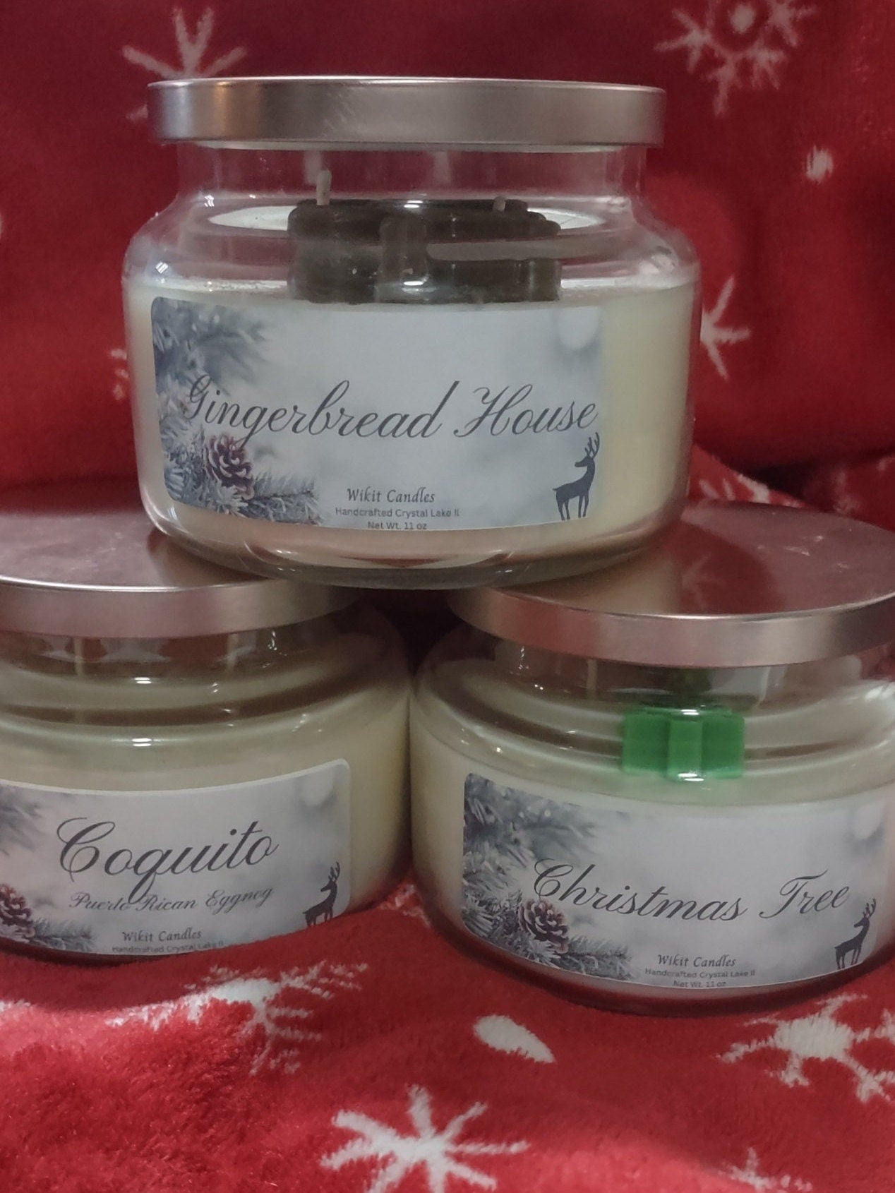 Christmas Tree scent, 11 oz Candle gifts for her, gifts for mom, Christmas decor, holiday candle