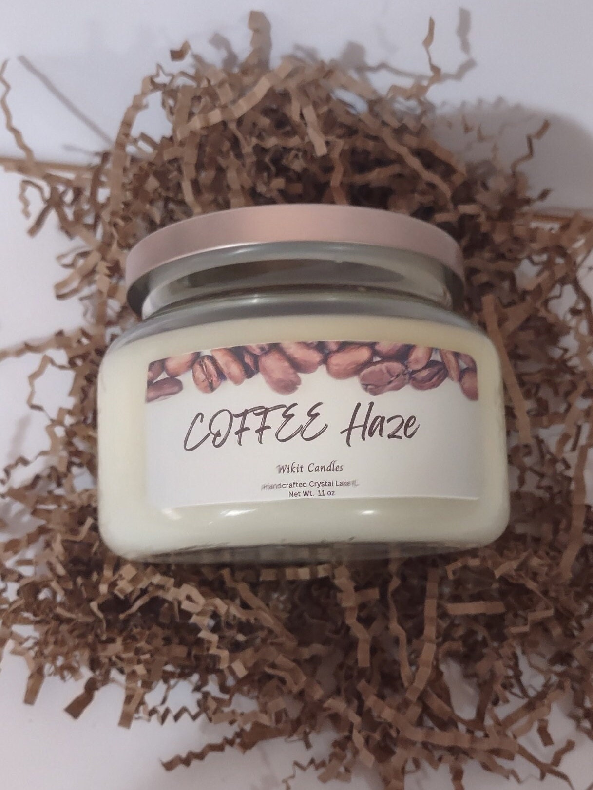 Coffee Haze scented, 11 oz Candle gifts for her, best friend gift.