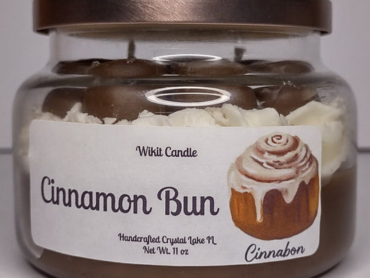 Dessert Candle Cinnamon Bun gift for her gifts for him home decor