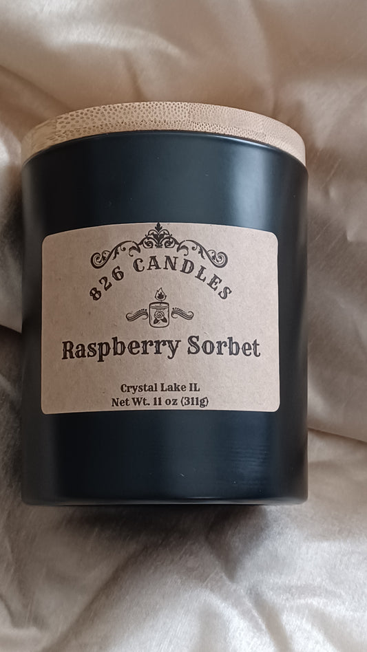 Raspberry Sorbet scented 11 oz candle, gift for her, gift for mom, best friend gift.