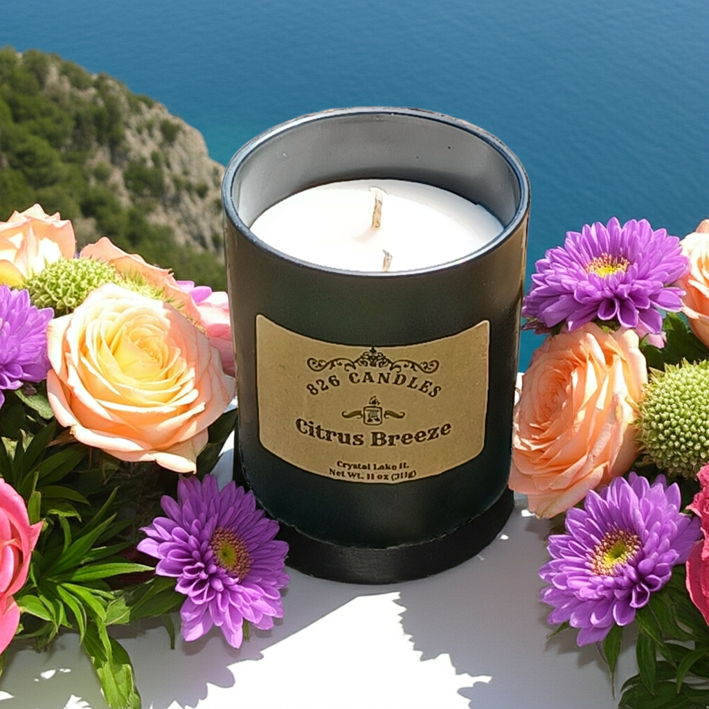 Citrus Breeze Candle - 11oz Lemongrass Verbena