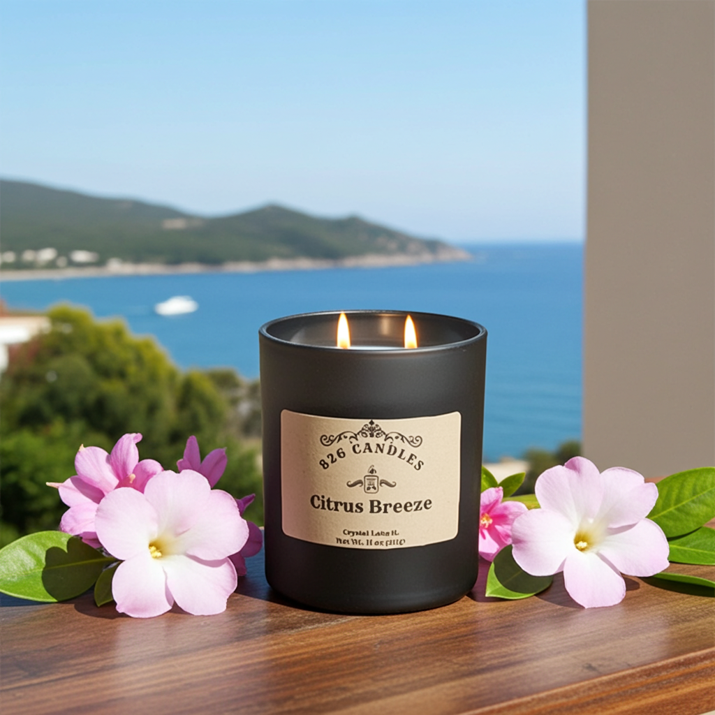 Citrus Breeze Candle - 11oz Lemongrass Verbena