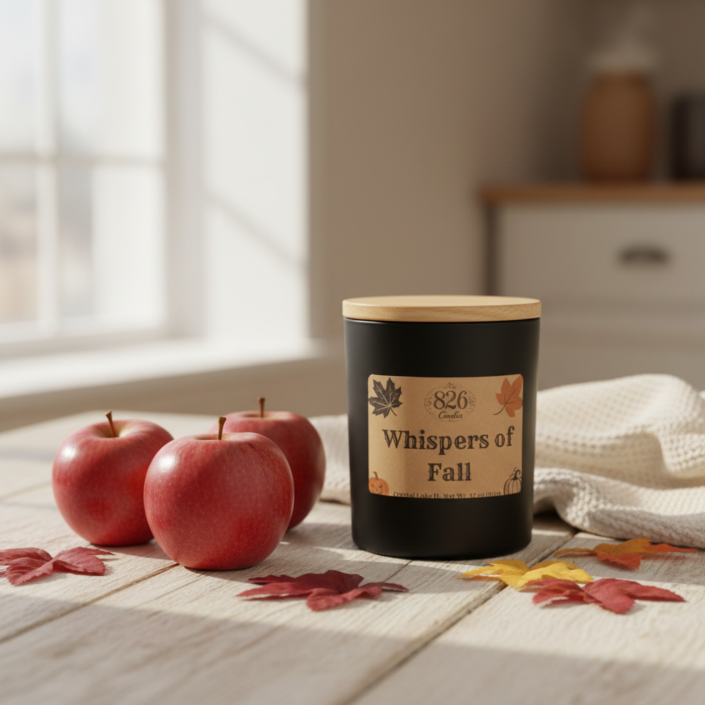 Whispers of Fall 12 oz candle, Apple scented