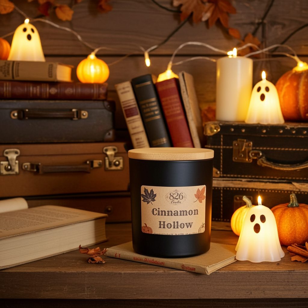 Cinnamon Hollows Candle - 12oz Pumpkin Spice